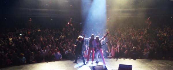 Journey Unauthorized performing for a crowd of over 2000 fans in Chicago